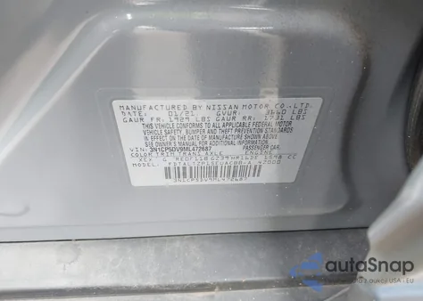 2021 Nissan Kicks Sr Xtronic Cvt from USA, damaged, VIN 3N1CP5DV9ML472687